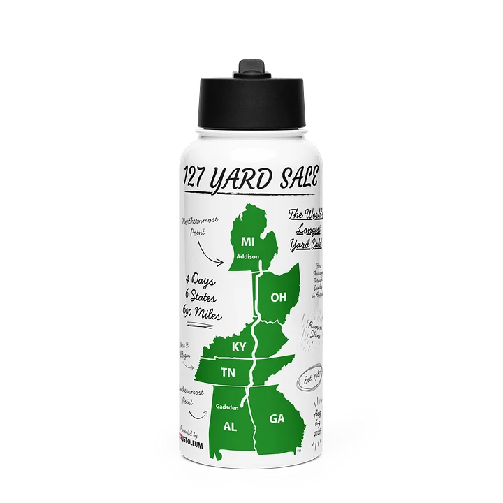 127 Yard Sale (2026) - Stainless Steel Water Bottle with a Straw Lid product image (1)