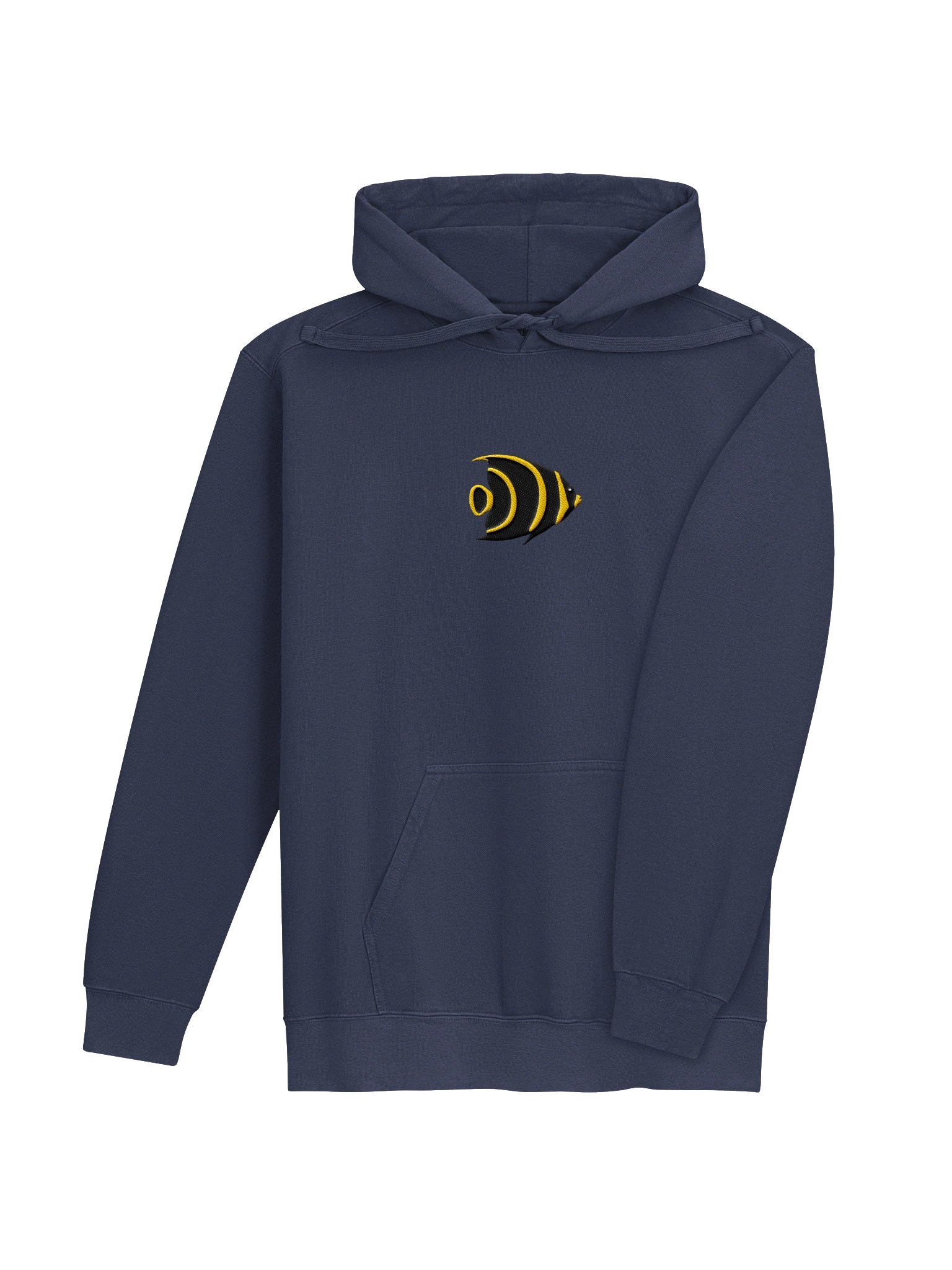Juvenile French Angelfish Embroidered Premium Hoodie | Saltwater Reef Aquarium Fish & Marine Life Apparel product image (7)
