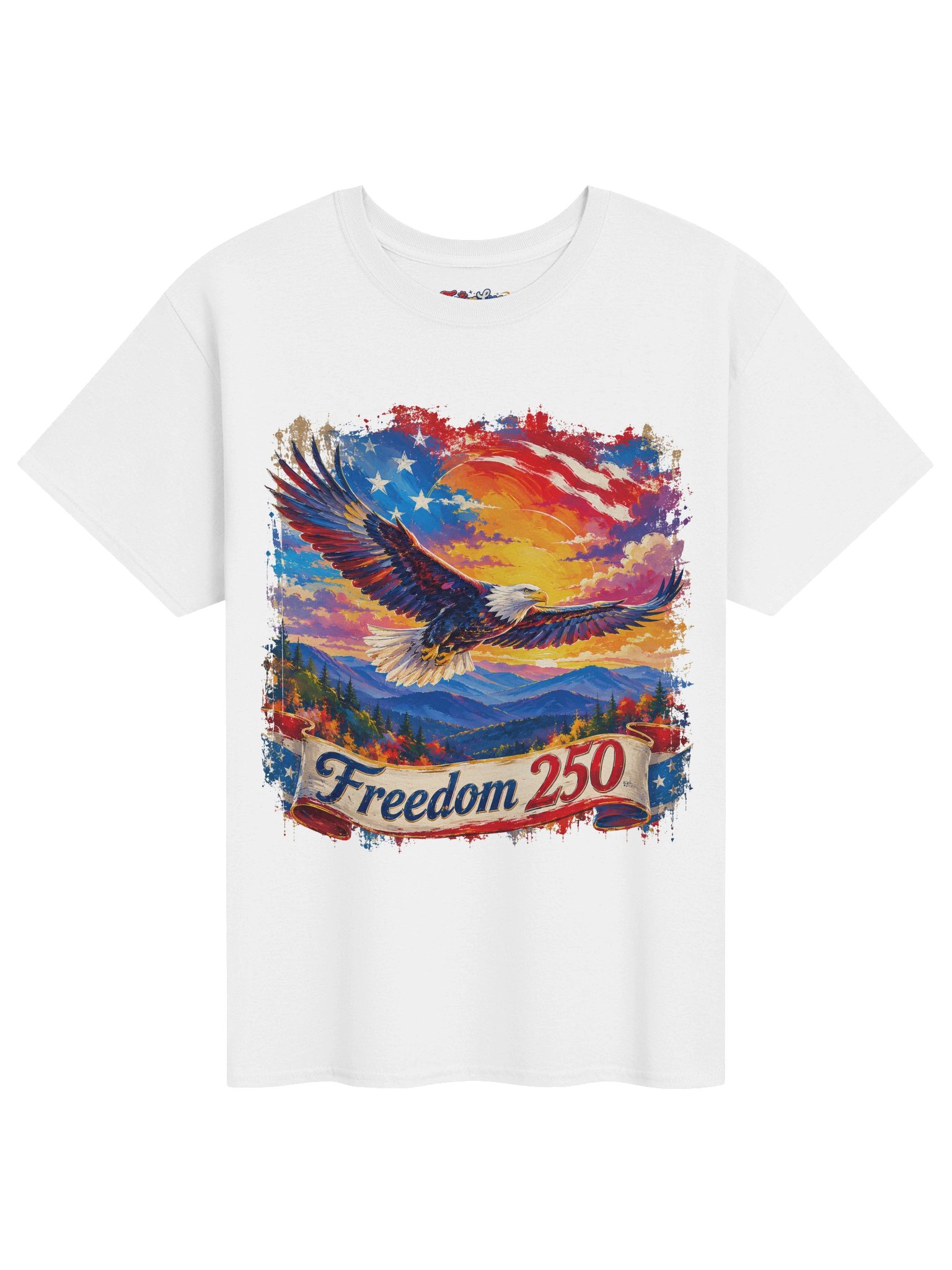 Freedom 250 Patriotic Eagle - Classic Tee, Extended Sizes product image (1)
