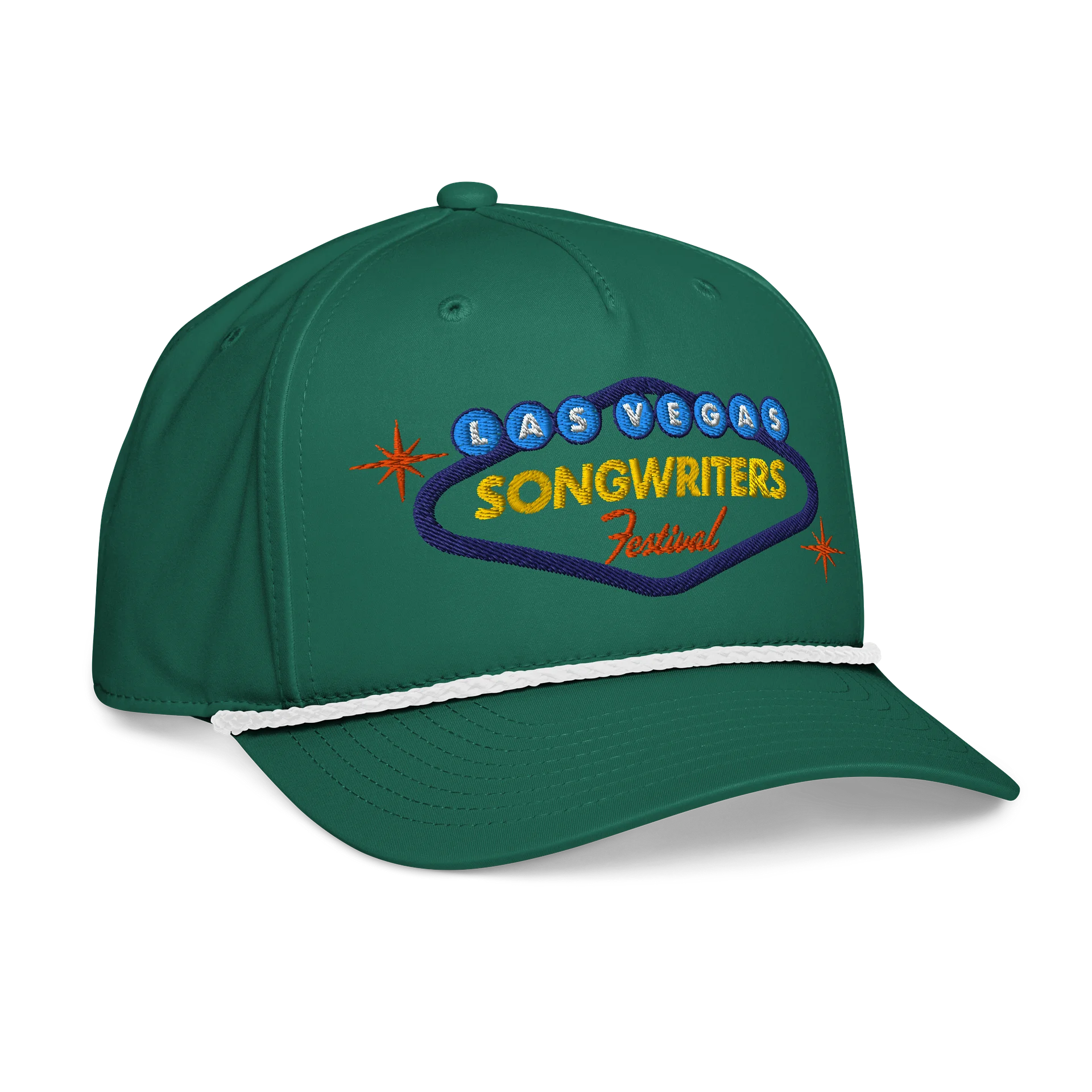 Vintage Las Vegas Songwriters Festival Cap - White or Green product image (4)