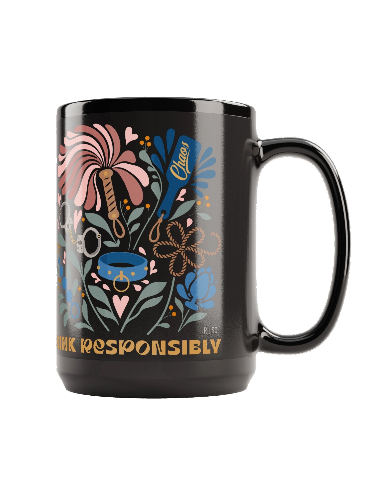 Kink Responsibly Black Mug product image (3)