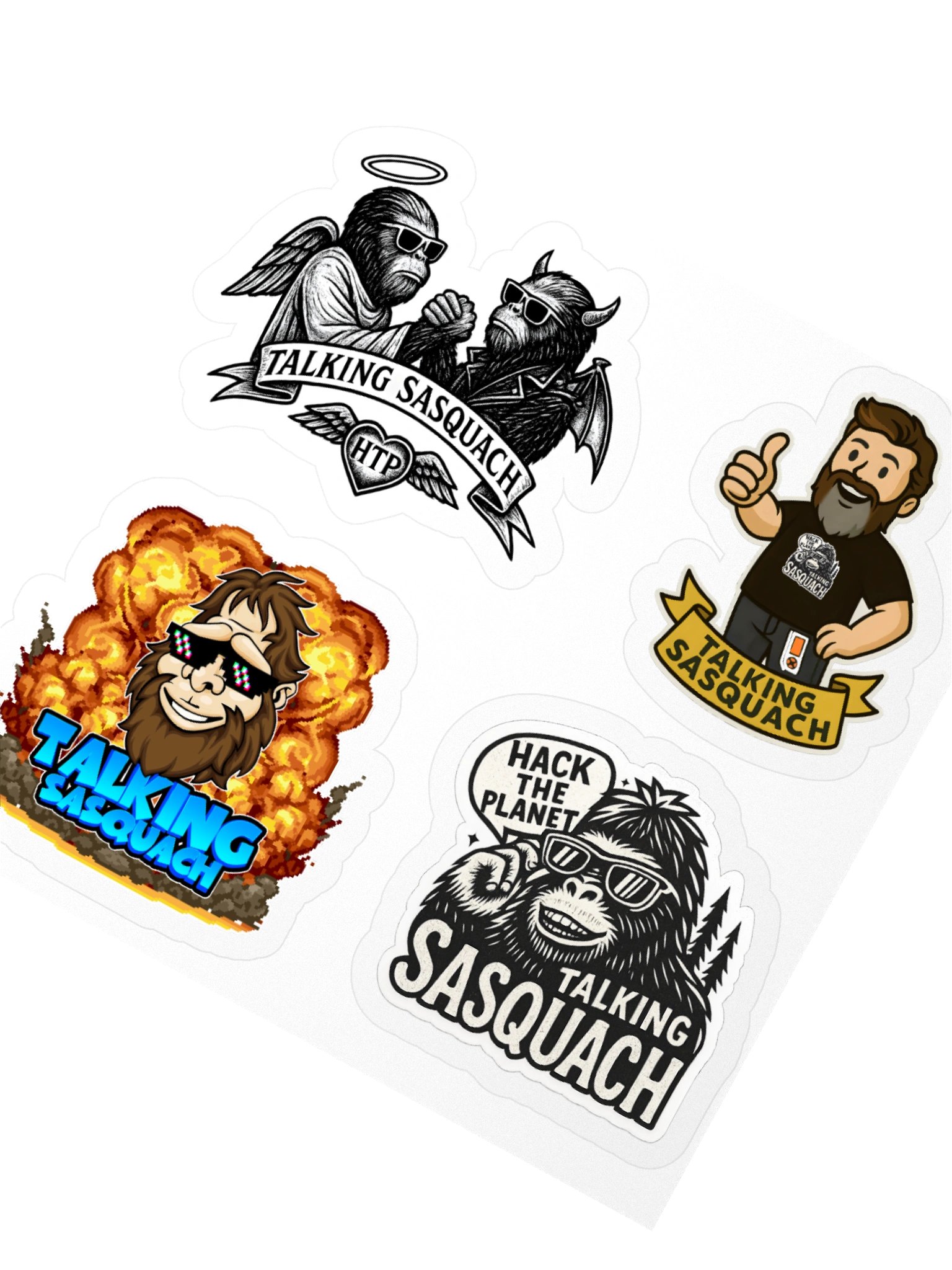 Talking Sasquach Sticker Sheets! product image (2)