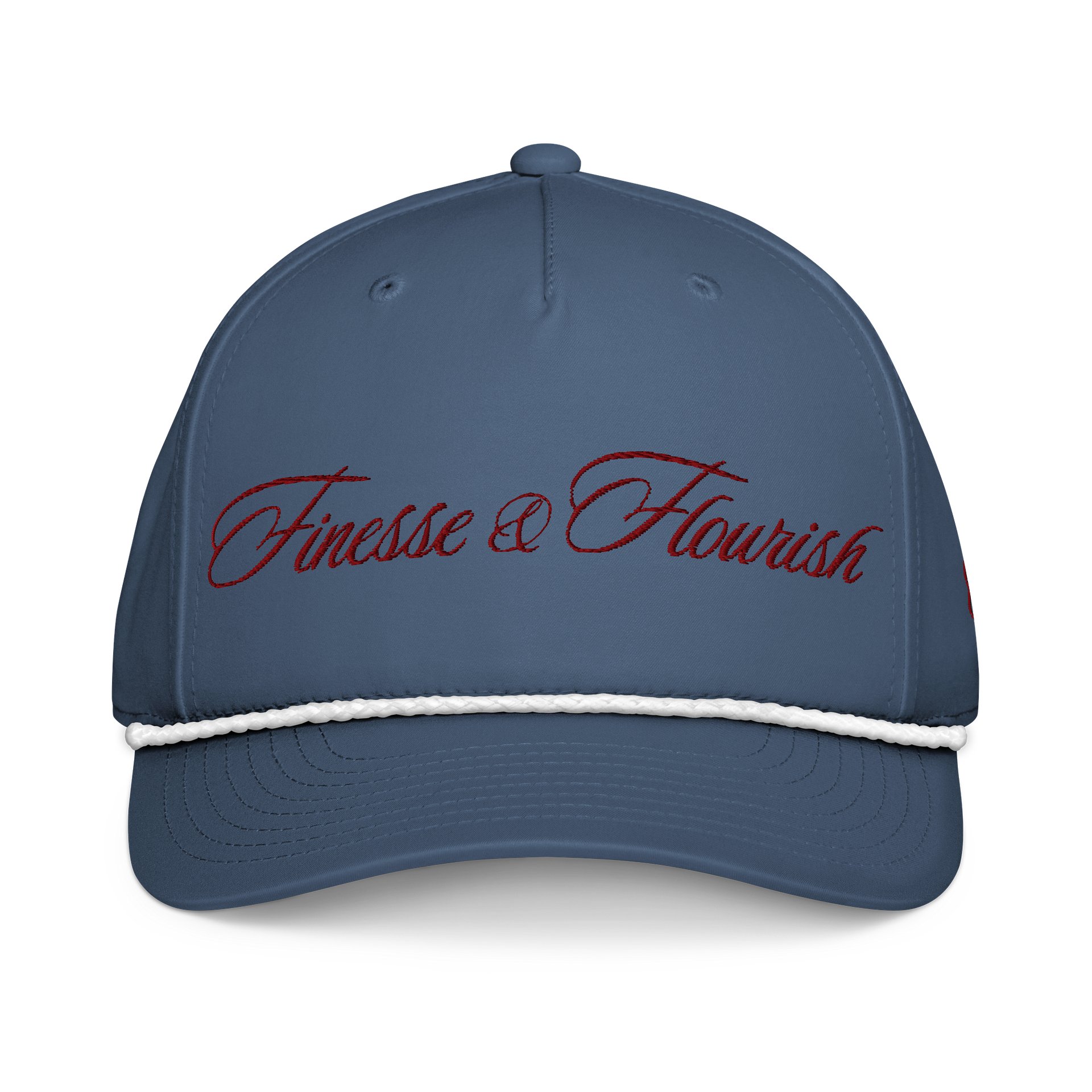 F&F Script Five-Panel Classic Rope Cap (MRN) product image (1)