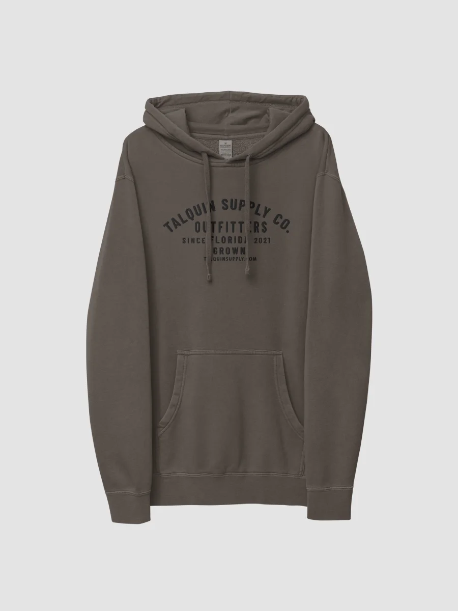 Talquin Embroidered Pigment Dyed Hoodie product image (3)