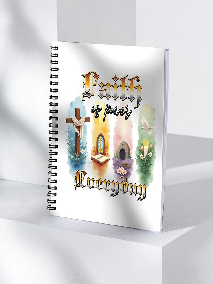 Faith Is Power Everyday Reflections Spiral Notebook product image (1)