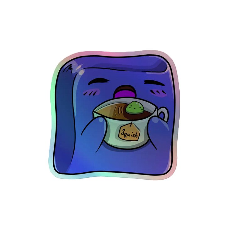 Holographic Coffee Squish Sticker product image (2)