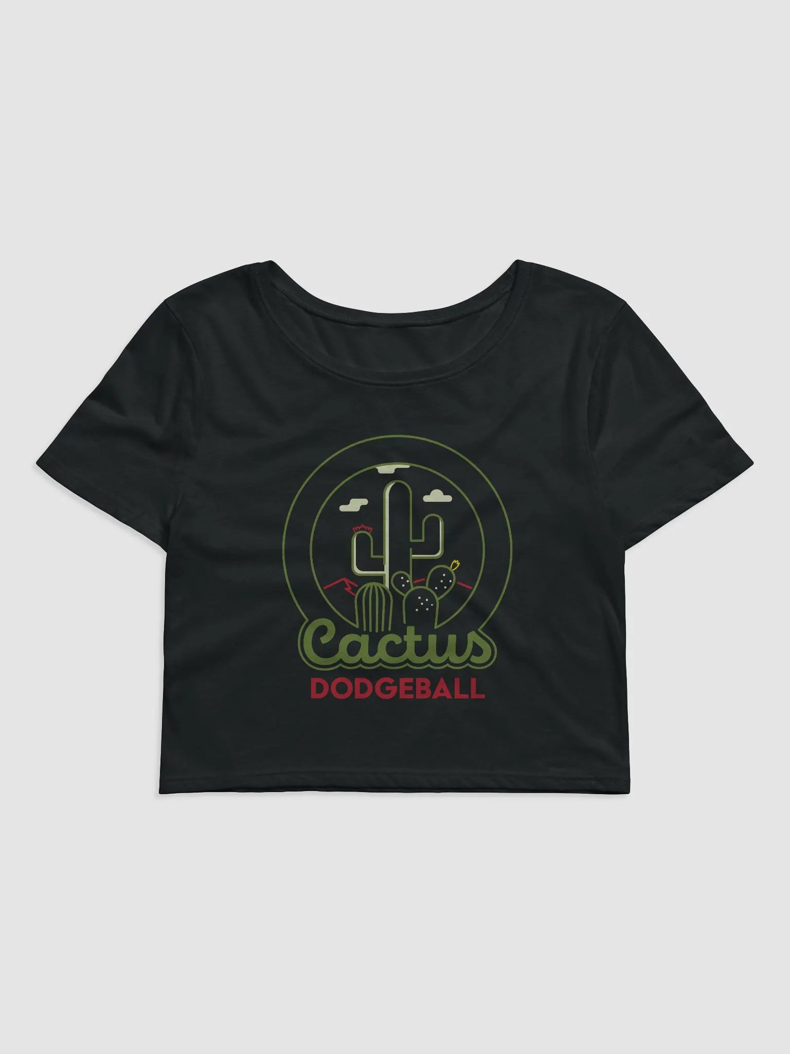 Cactus Dodgeball Women's Crop Top product image (1)