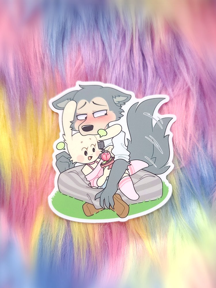 The Wolf and His Rabbit | Sticker Set product image (2)