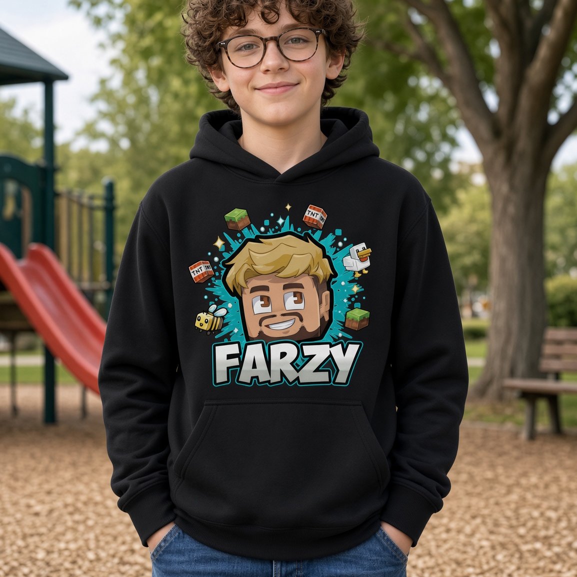 Farzy Splash! Kids Hoodie product image (1)