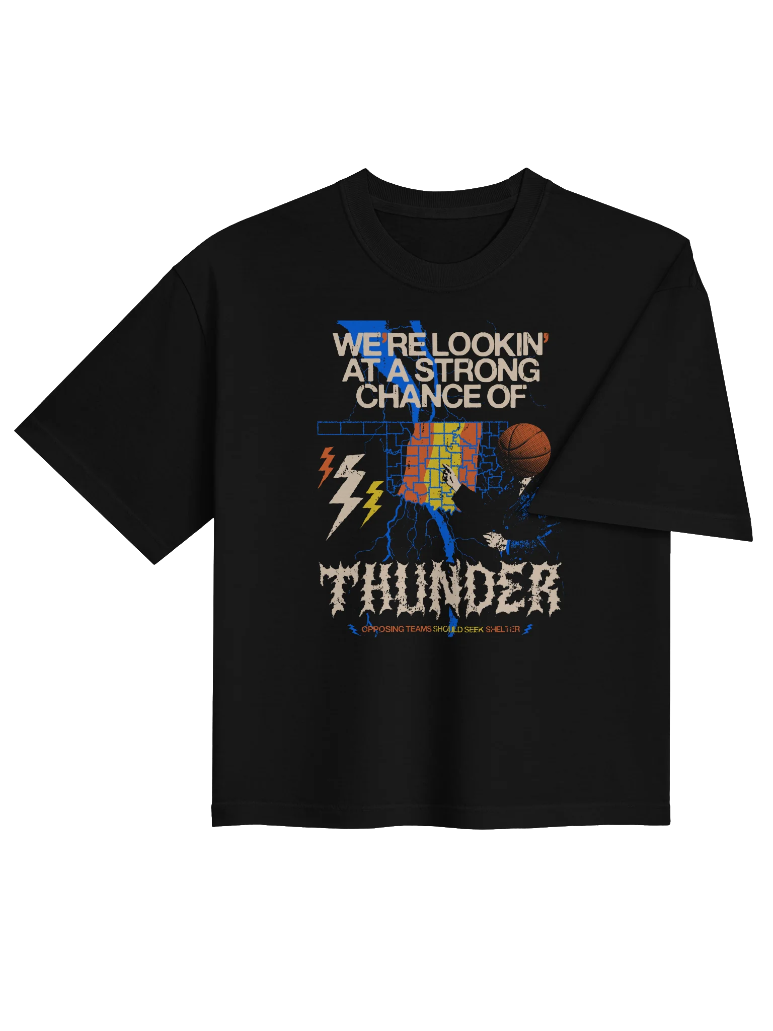 Chance of Thunder Boxy Women's Tee product image (4)