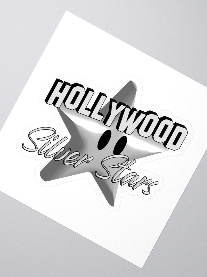 Hollywood Silver Stars GSL Retro Sticker product image (2)