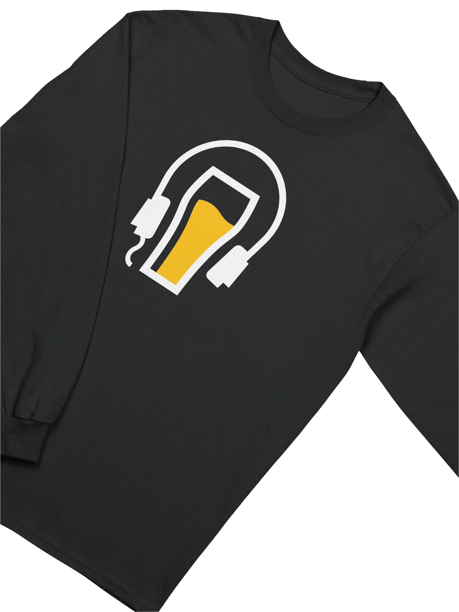The Logo Long Sleeved Black Tee product image (3)