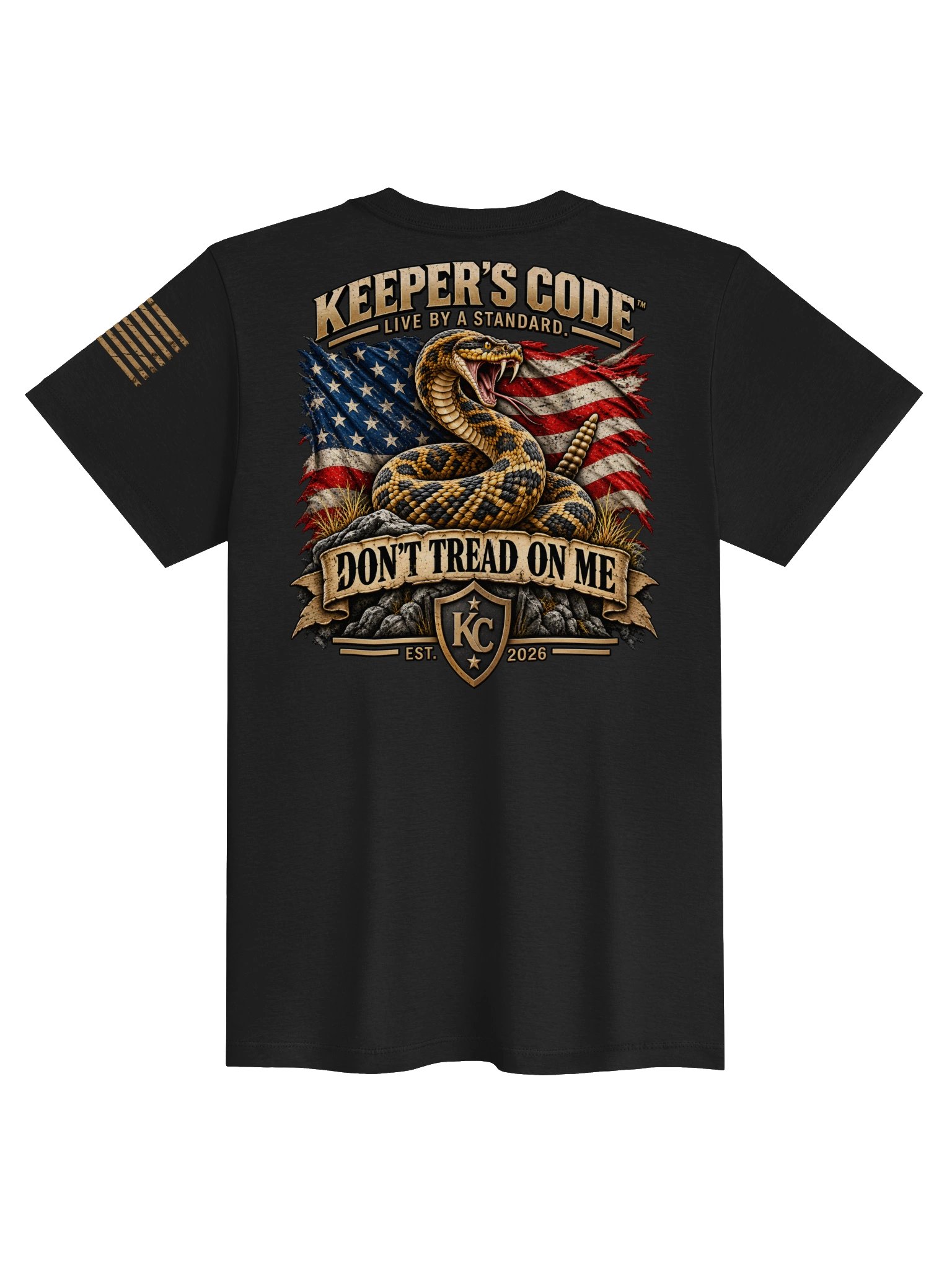 Keeper’s Code™ Women’s Don’t Tread on Me Patriotic T-Shirt product image (4)