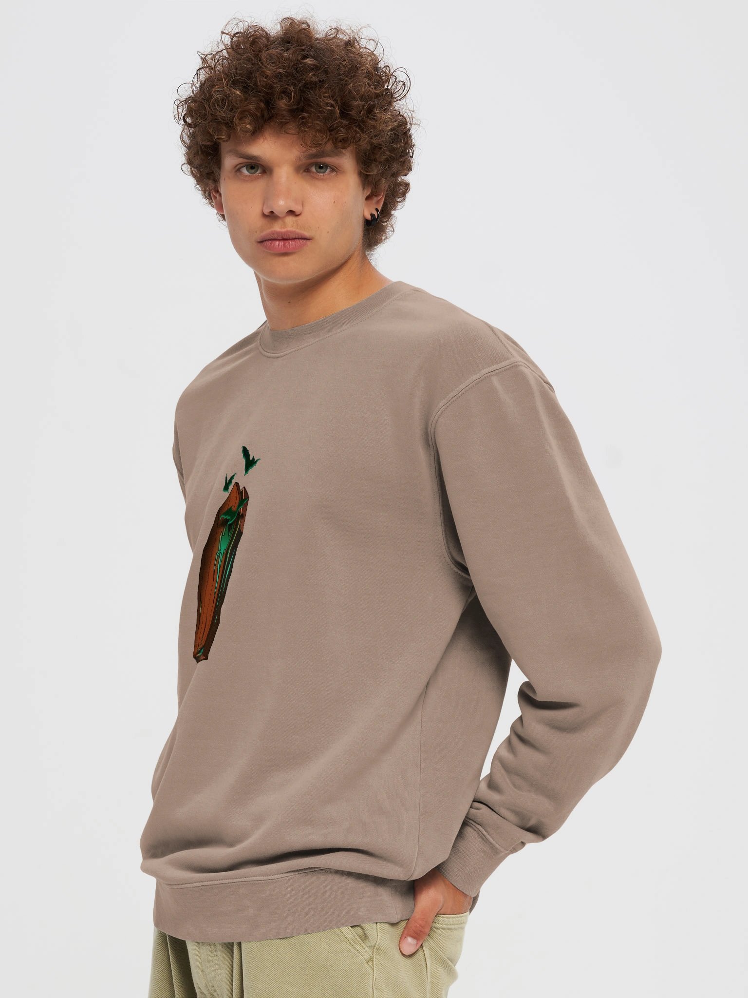 Coffin - Independent Trading Co. Unisex Midweight Pigment Dyed Sweatshirt product image (23)