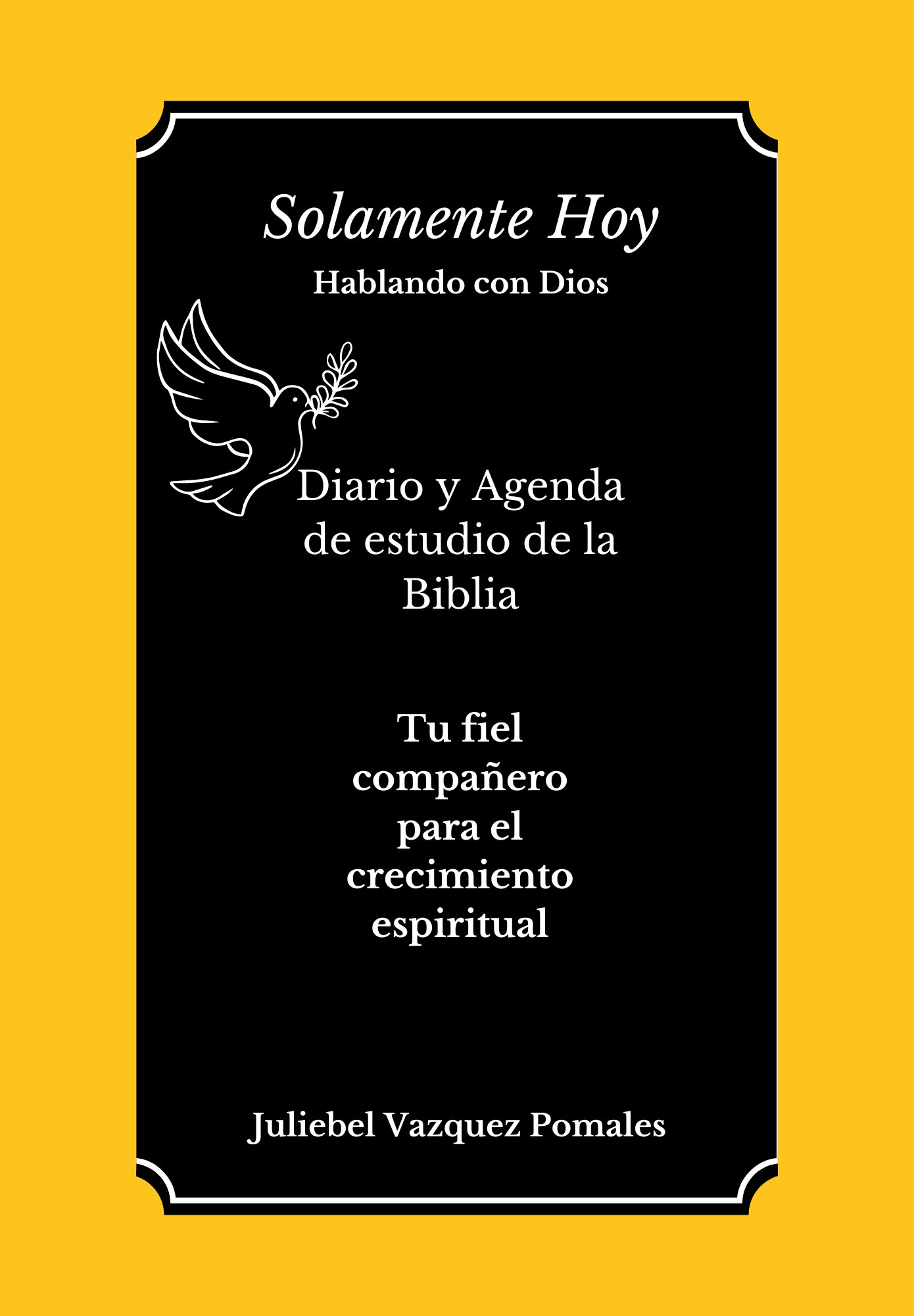Solamente Hoy Hablando con Dios, un Diario y agenda para el estudio de biblia y su vida personal product image (1)