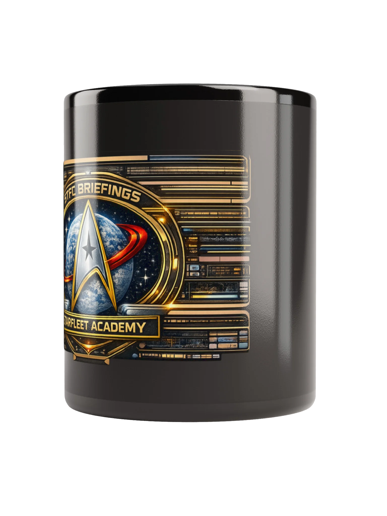 STFC Briefings Academy Collection LCARS mug product image (2)
