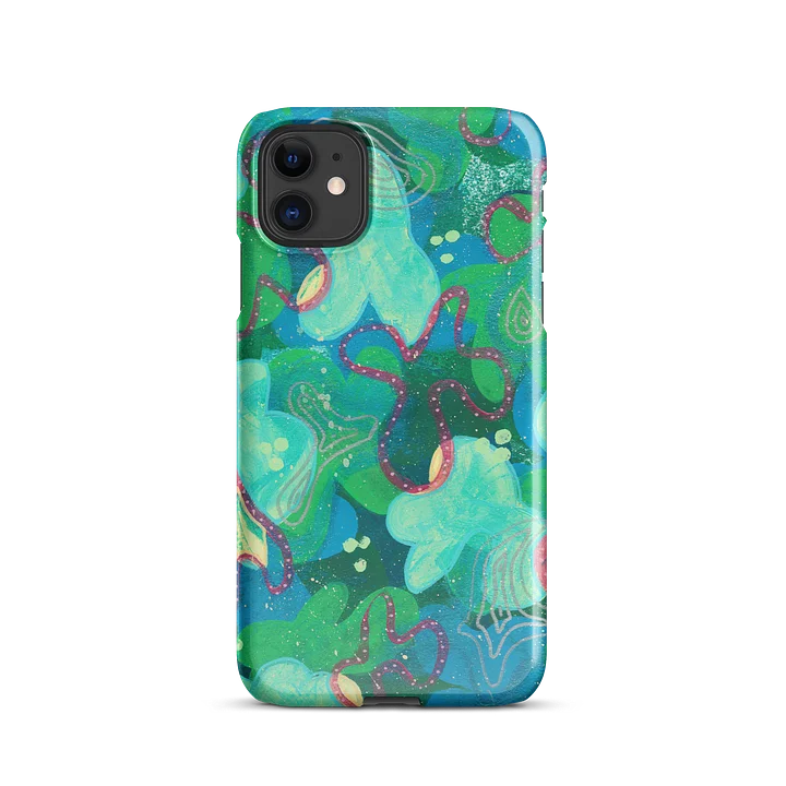 Lily Pad Blobs iPhone case product image (2)
