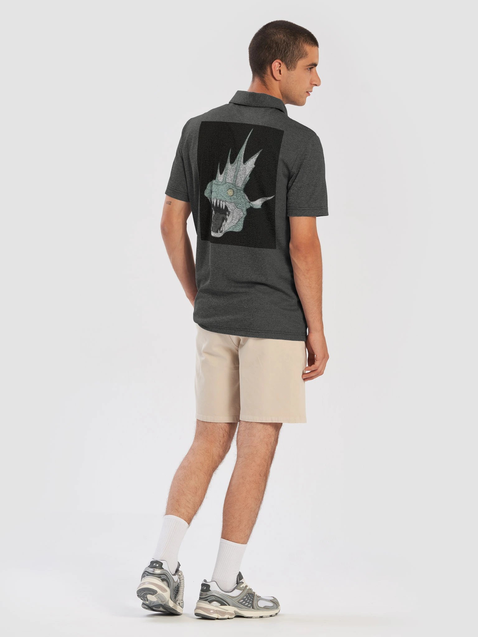 Leviathan: Sea Dragon of Chaos — Adidas Polo | JWK JOJO STUDIO™ product image (3)