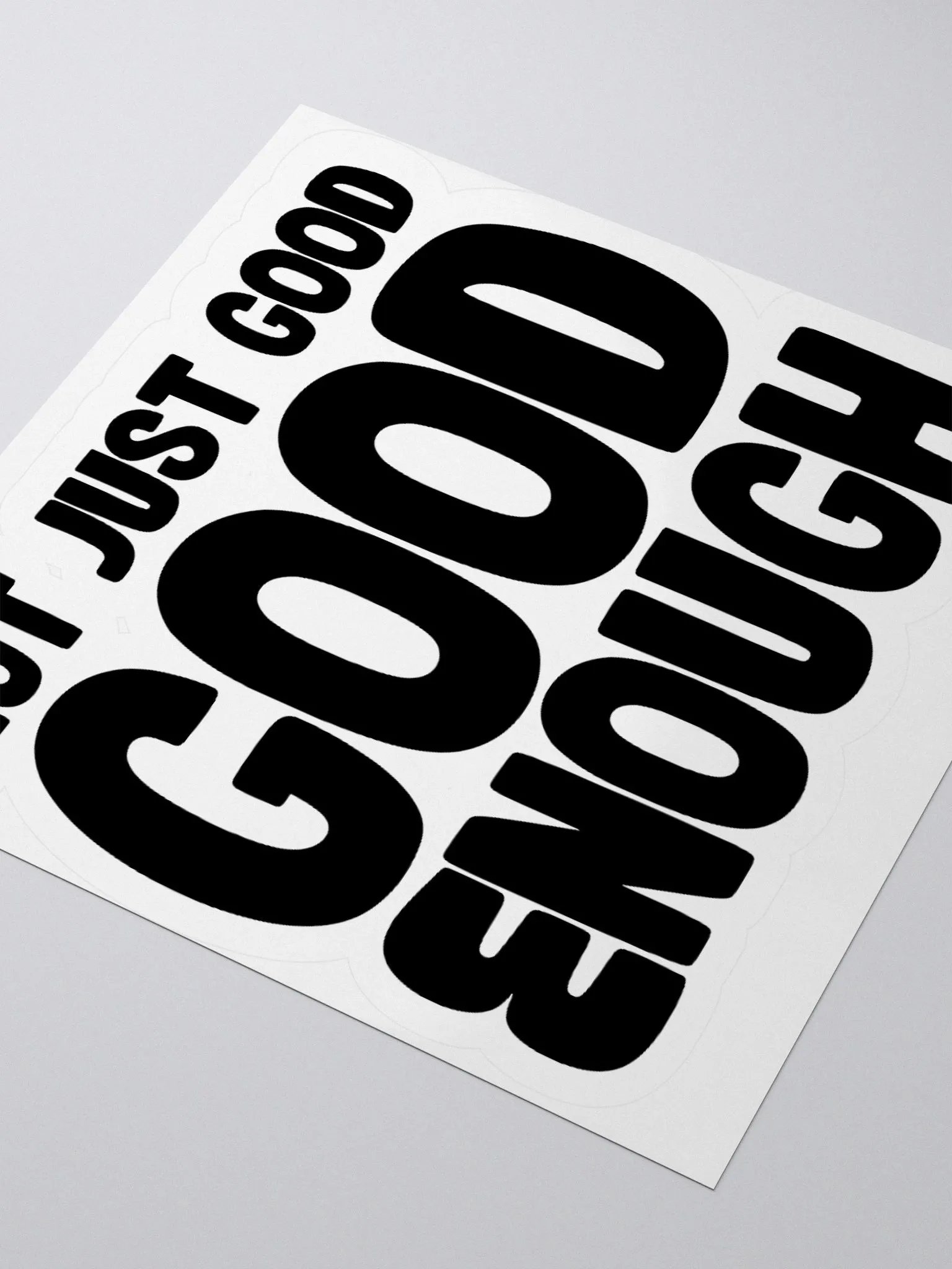 Good Enough Sticker product image (7)