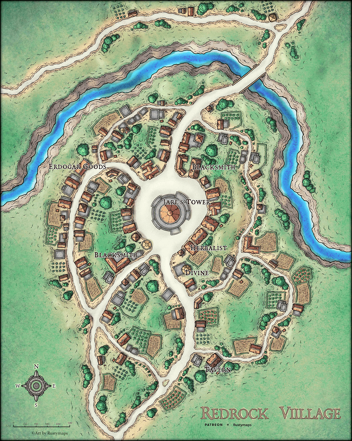 Red Rocks Map Mix Redrock Village | Rustymaps