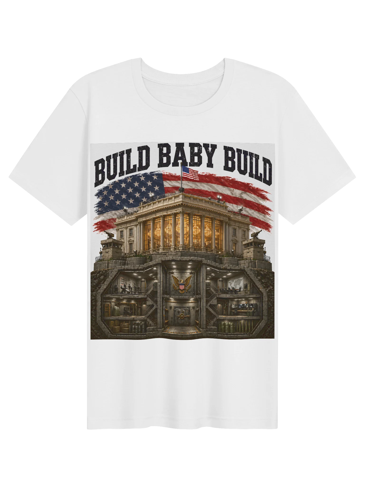 Women’s White Build Baby Build Bunker product image (1)