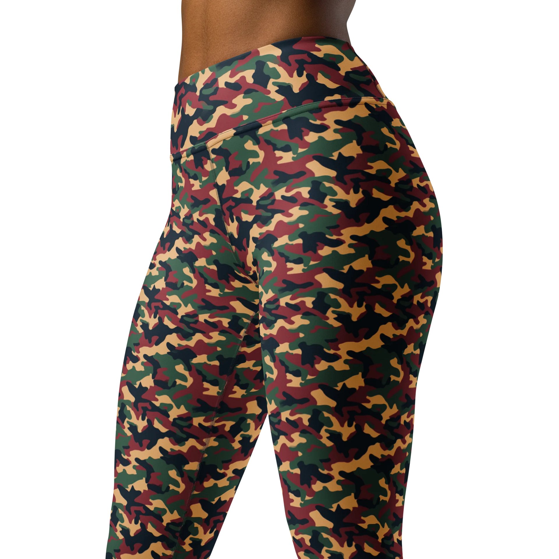 Autumn Blaze Camo Women’s Leggings product image (4)