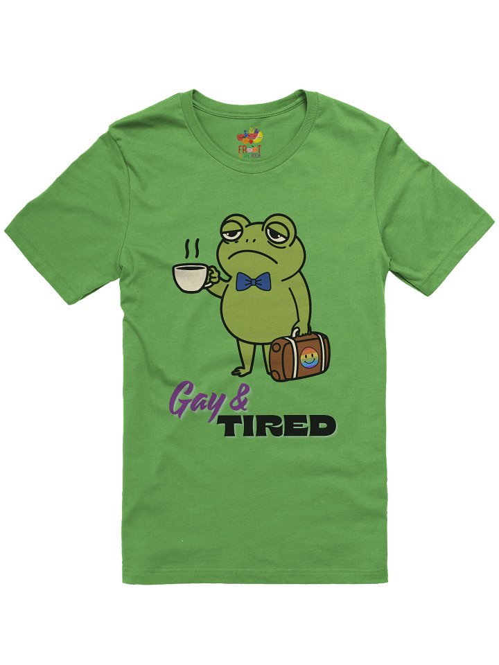 Gay & Tired Frog Tee (Unisex) product image (2)