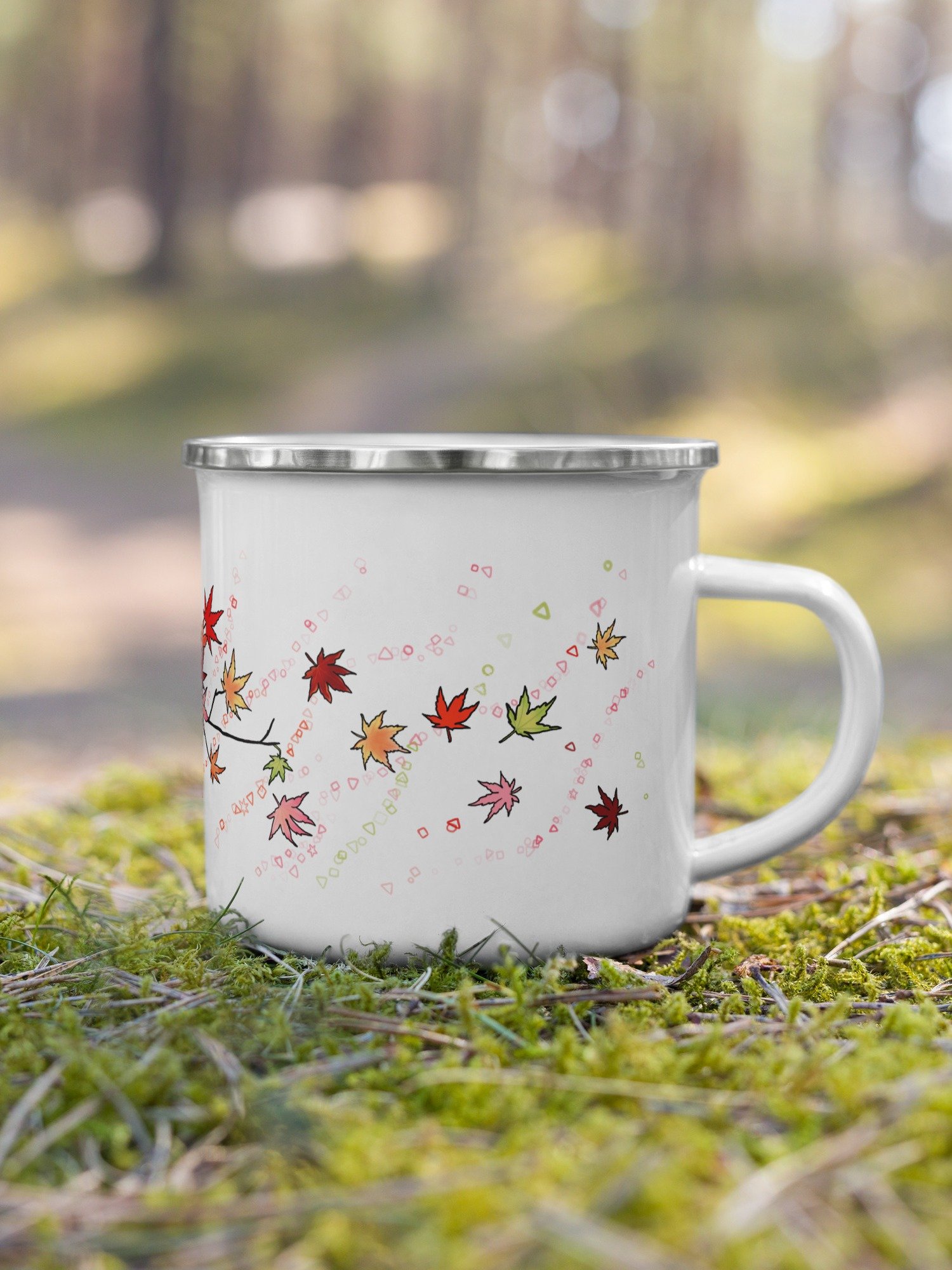 Autumn Leaves Camping Mug product image (6)