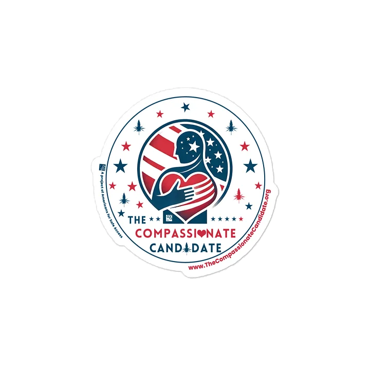 Compassionate Candidate Heart Vinyl Decal product image (2)