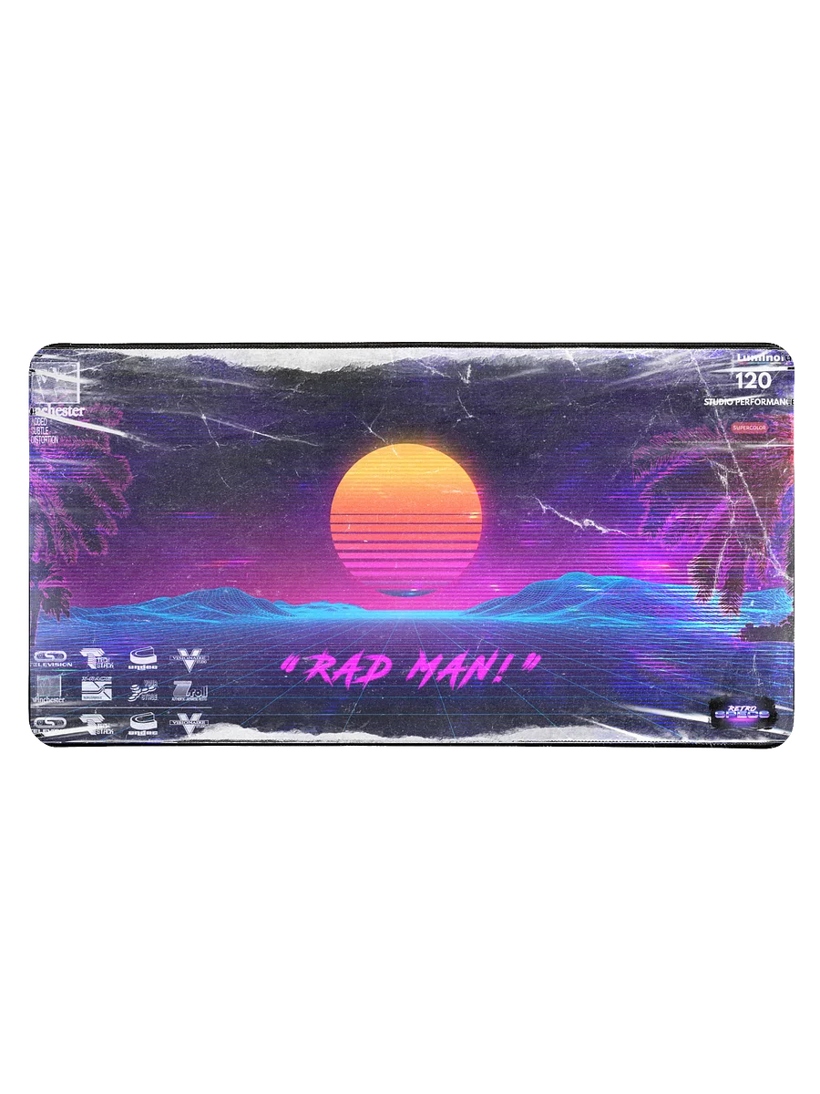 RETRO SPECS: "Rad Man!" Desk Mat 15.5" x 31.5" product image (1)