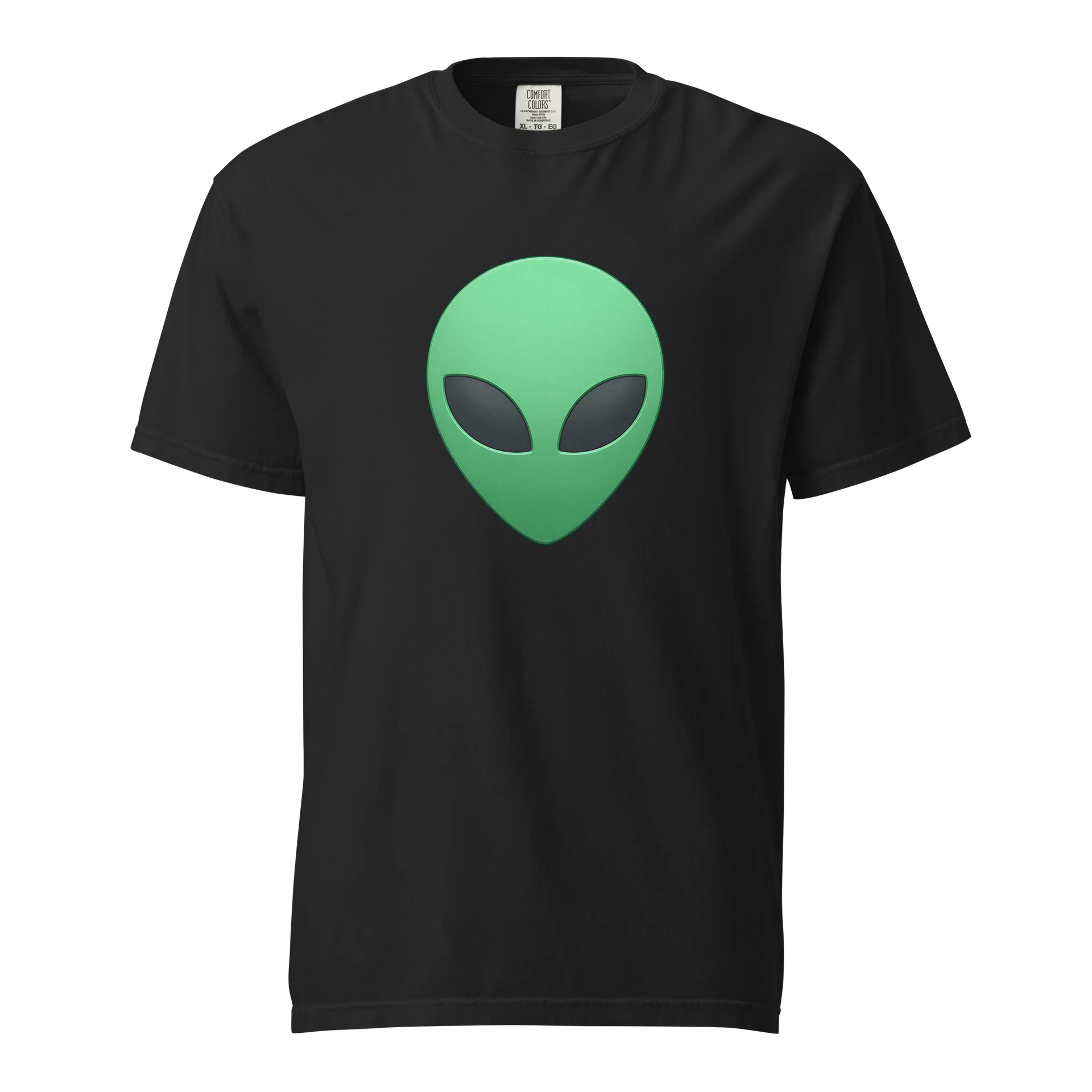 Green Alien Head Tshirt product image (1)