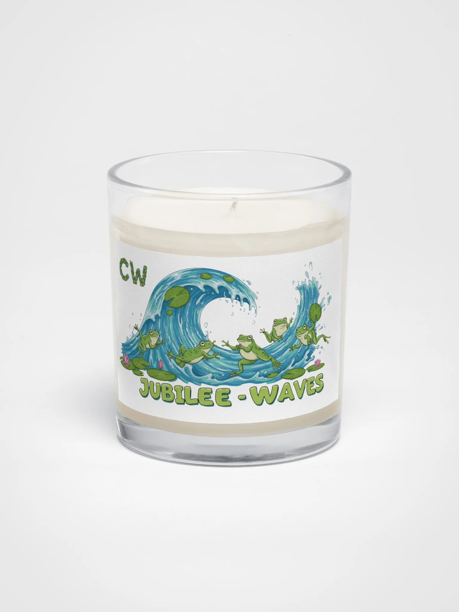 Frogs Jubilee Waves Soy Candle product image (1)