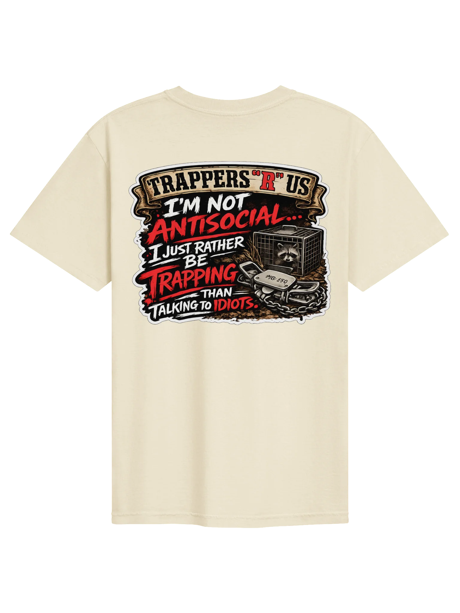 Not Anti-social Light Colored Tee product image (5)