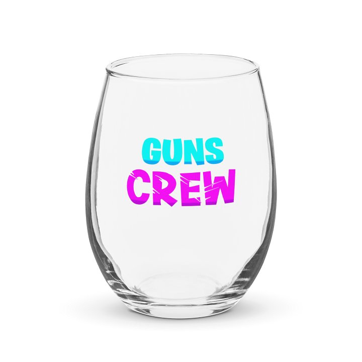 GunsCrew Stemless Wine Glass product image (1)