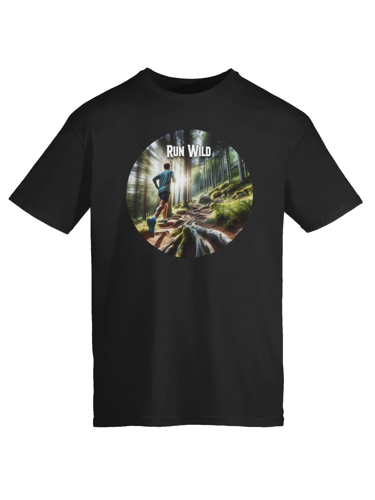Run Wild T-Shirt – Trail Running Tee, Outdoor Fitness Adventure Shirt product image (57)
