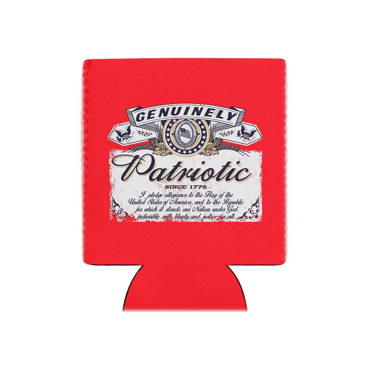 Genuinely Patriotic Coozie product image (1)