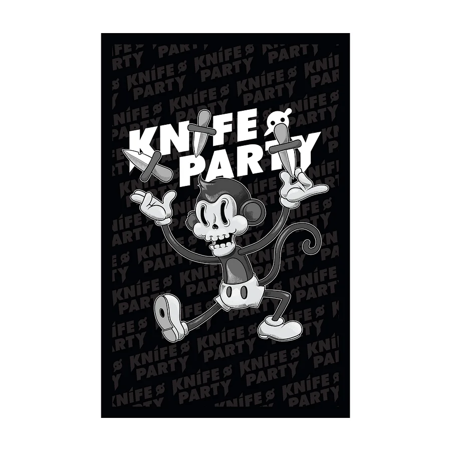 Knife Juggler Poster (11" x 17") product image (1)