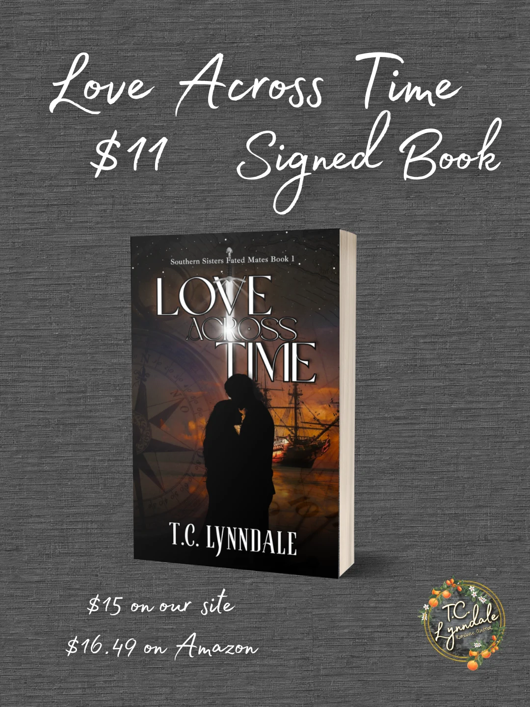 Bookstores Only: Love Across Time Signed Paperback product image (1)