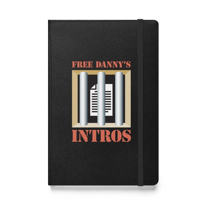 Free Danny's Intros - Hardcover Bound Notebook | JournalBook® product image (1)