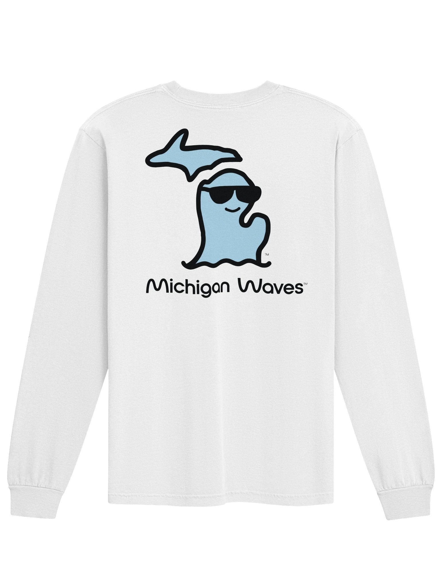 Michigan Waves™ Heavyweight Cotton Long Sleeve Tee product image (1)
