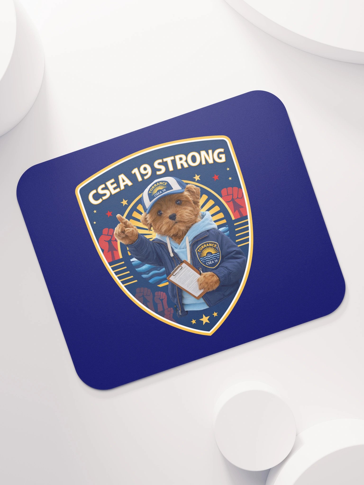 CSEA 19 Strong Union Badge Mouse Pad product image (7)