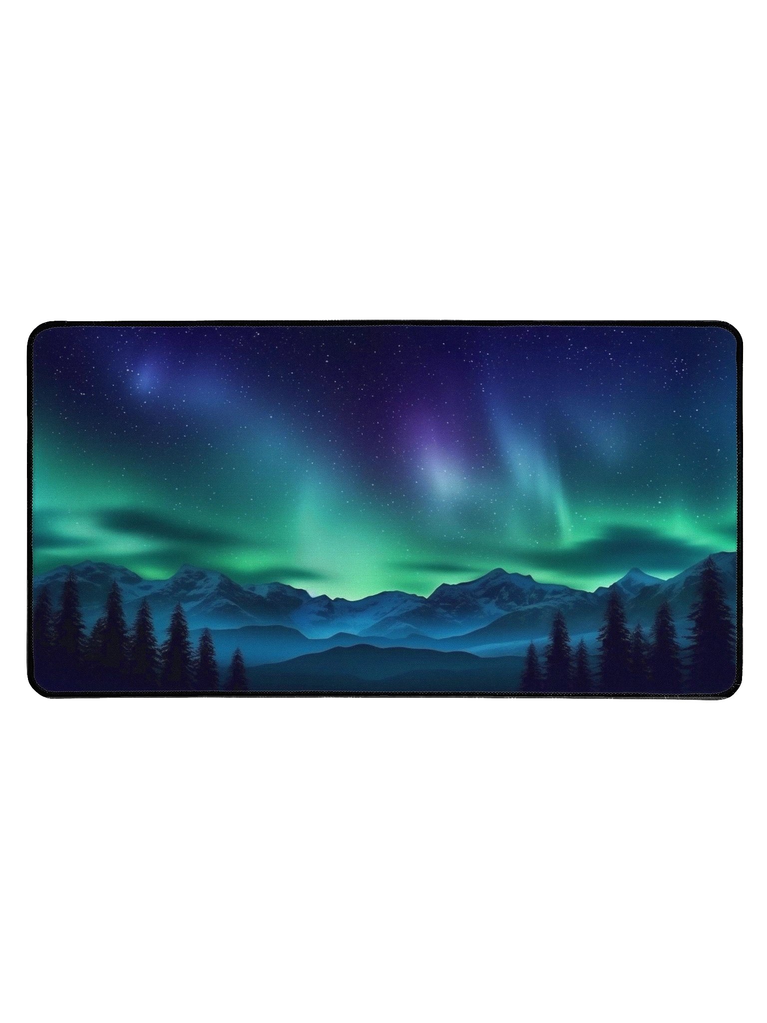Northern Lights Aurora Borealis Desk Mat by Treasure Pie product image (1)