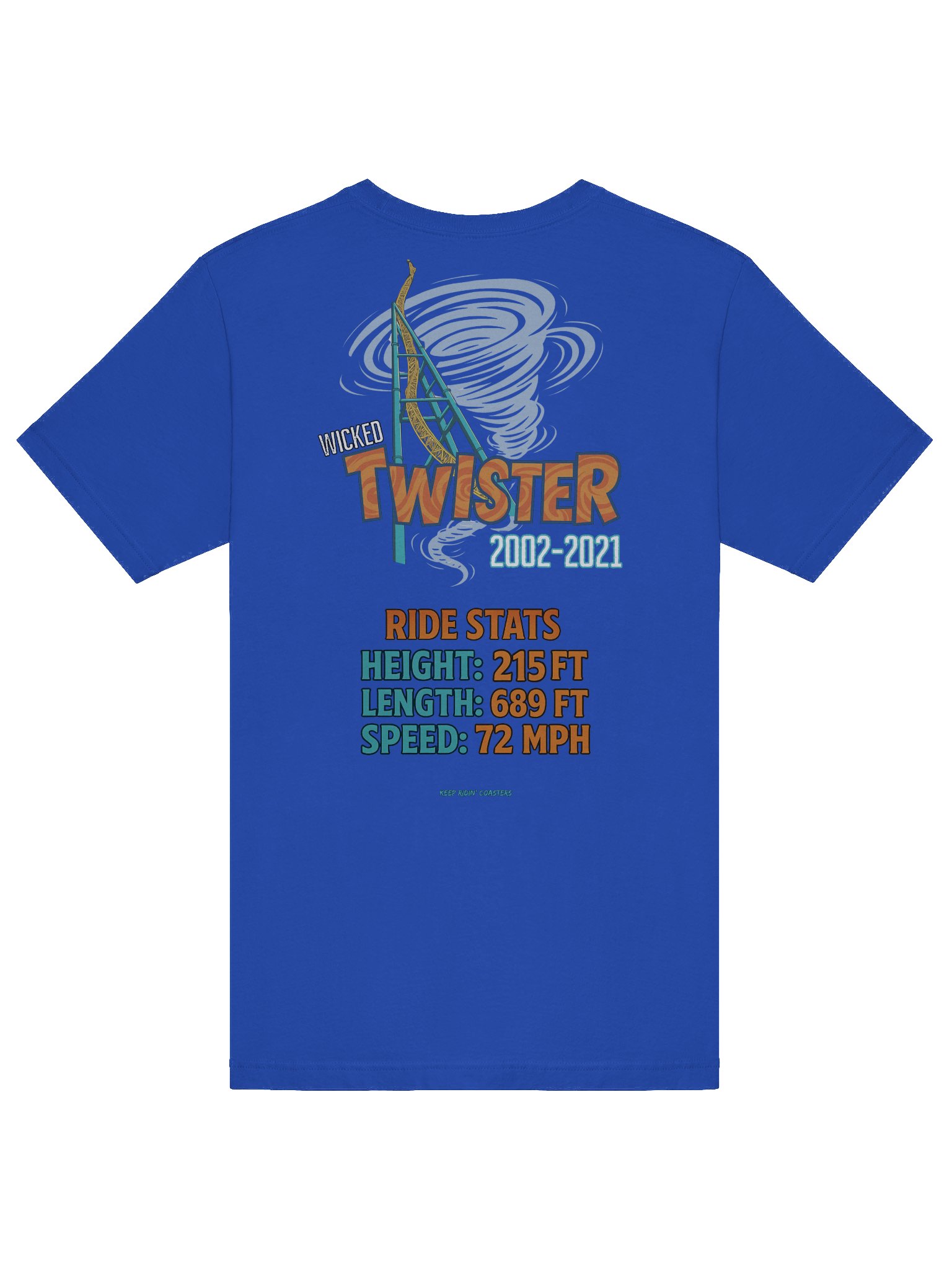 Wicked Twister 2002-2021 Roller Coaster T-Shirt product image (6)