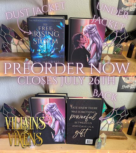 Preorders still open!! 

I’ll have a very limited supply of these at Villains and Vixens, so the best way to ensure your copy...