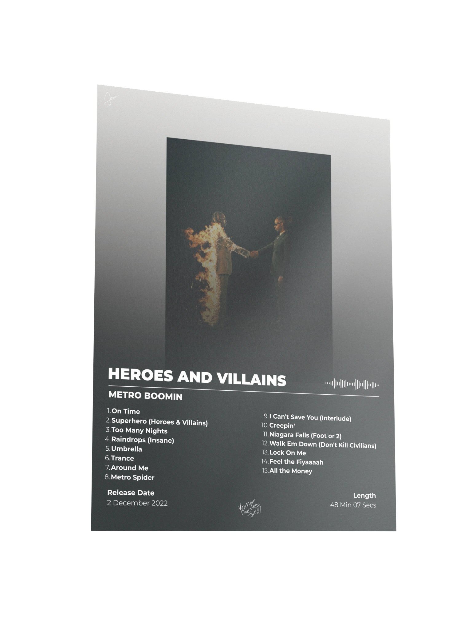 Heroes and Villains Album Poster product image (5)