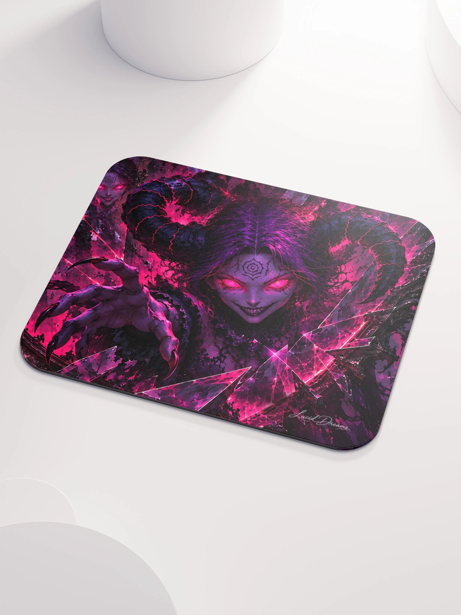 Behind the Glass Gothic Horror Mouse Pad product image (3)