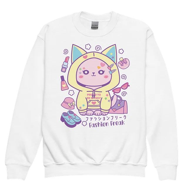 Harajuku Cats Unisex Youth Sweatshirts