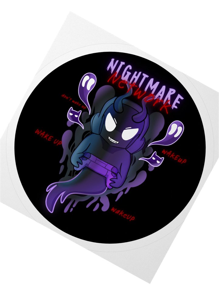 “Gamer Ghoul” Kiss Cut Sticker product image (5)
