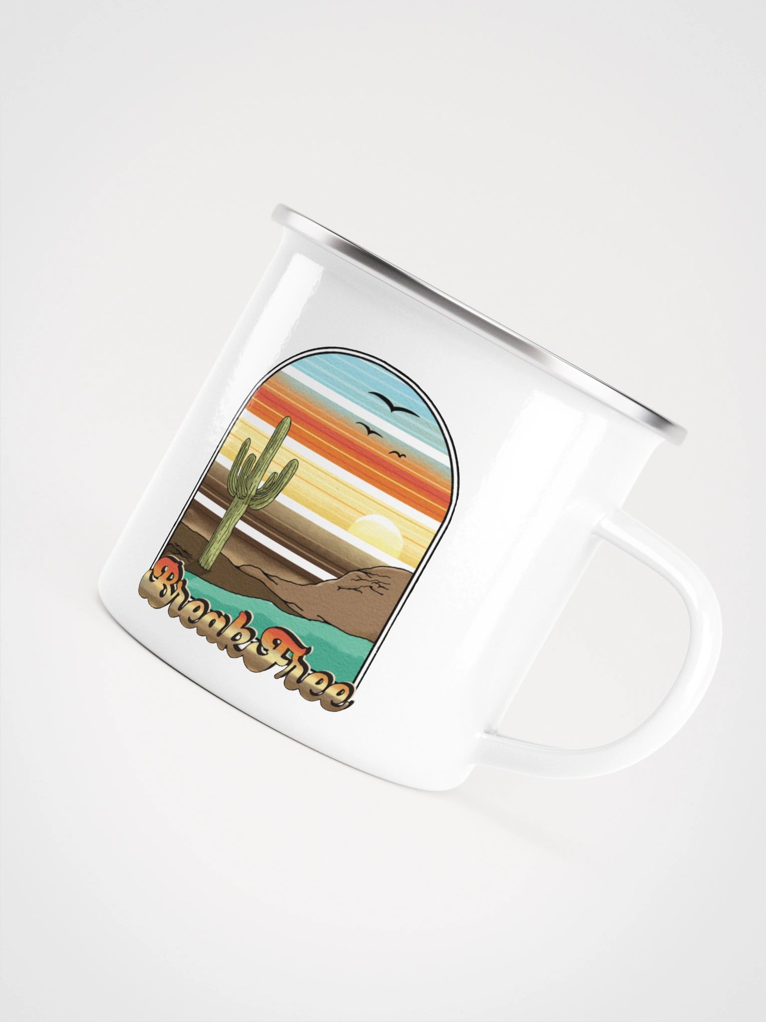 Break Free Cactus Enamel Camping Mug product image (5)