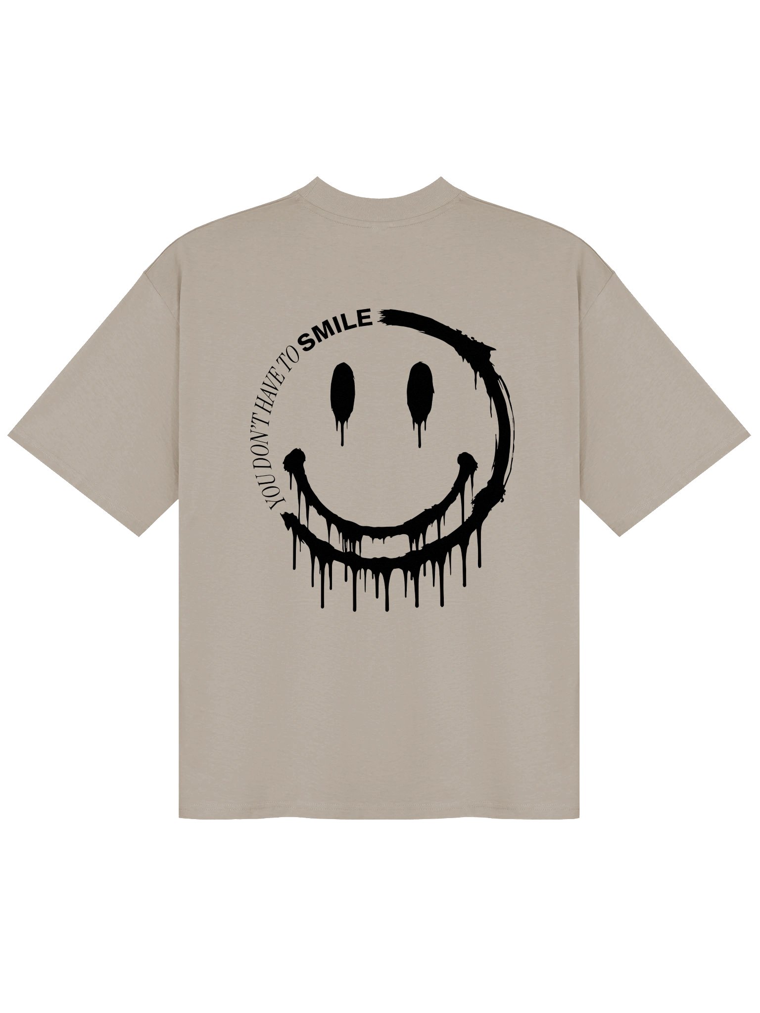 SMILE Organic Oversized Crew-Neck T-Shirt product image (2)